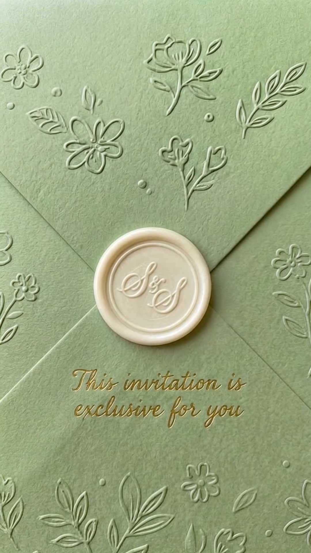 Custom digital envelope